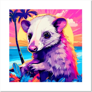 Opossum Vacation Posters and Art